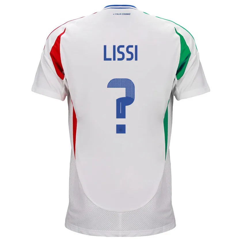 Danxen Kvinnor Italien Thomas Lissi #0 Vit Bortatröja Matchtröjor 24-26 Tröjor T-Tröja