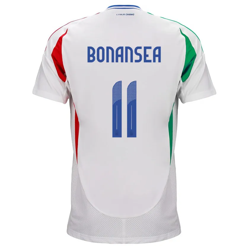 Danxen Kvinnor Italien Barbara Bonansea #11 Vit Bortatröja Matchtröjor 24-26 Tröjor T-Tröja
