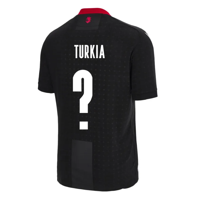 Danxen Kvinnor Georgia Aleksandre Turkia #0 Svart Bortatröja Matchtröjor 24-26 Tröjor T-Tröja