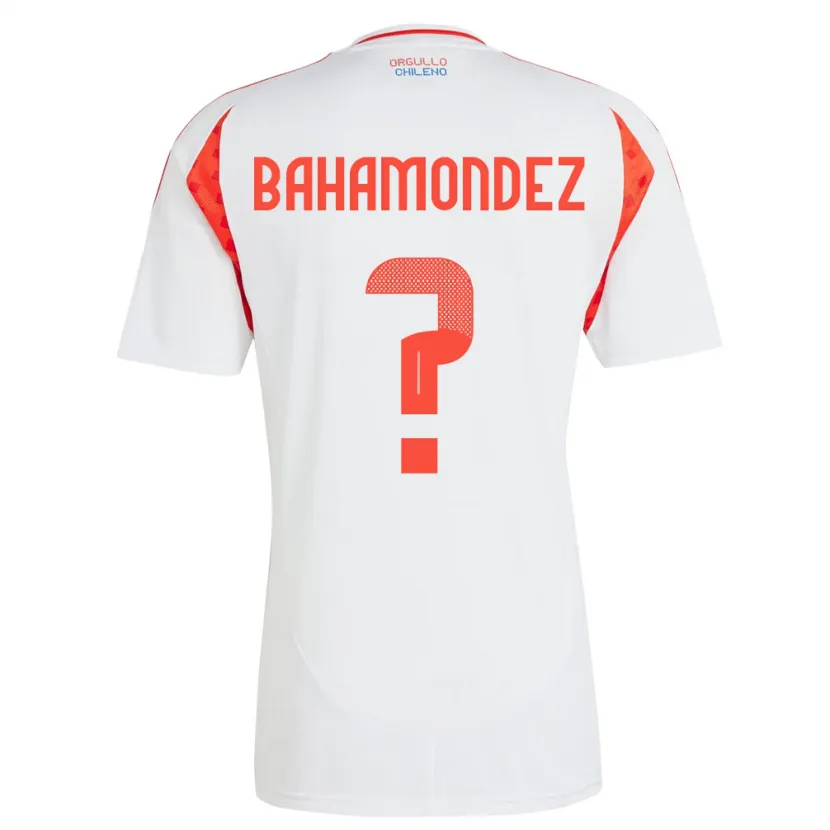 Danxen Kvinnor Chile Taizo Bahamondez #0 Vit Bortatröja Matchtröjor 24-26 Tröjor T-Tröja