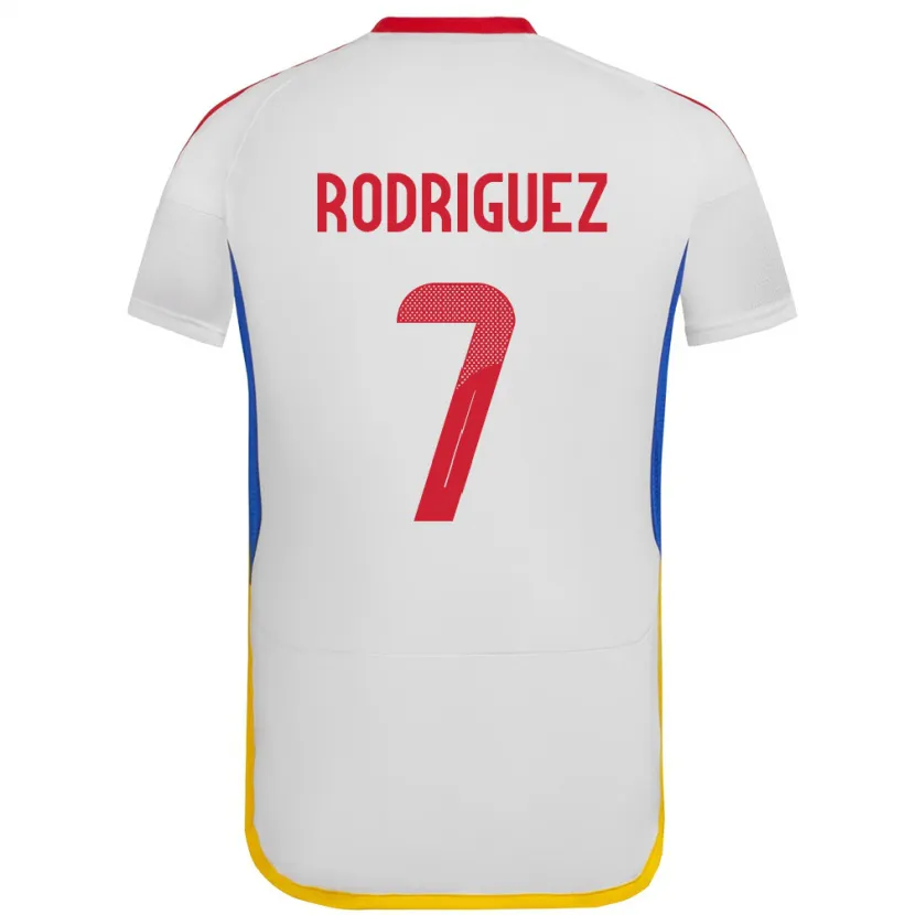 Danxen Kvinnor Venezuela Daniuska Rodriguez #7 Vit Bortatröja Matchtröjor 24-26 Tröjor T-Tröja