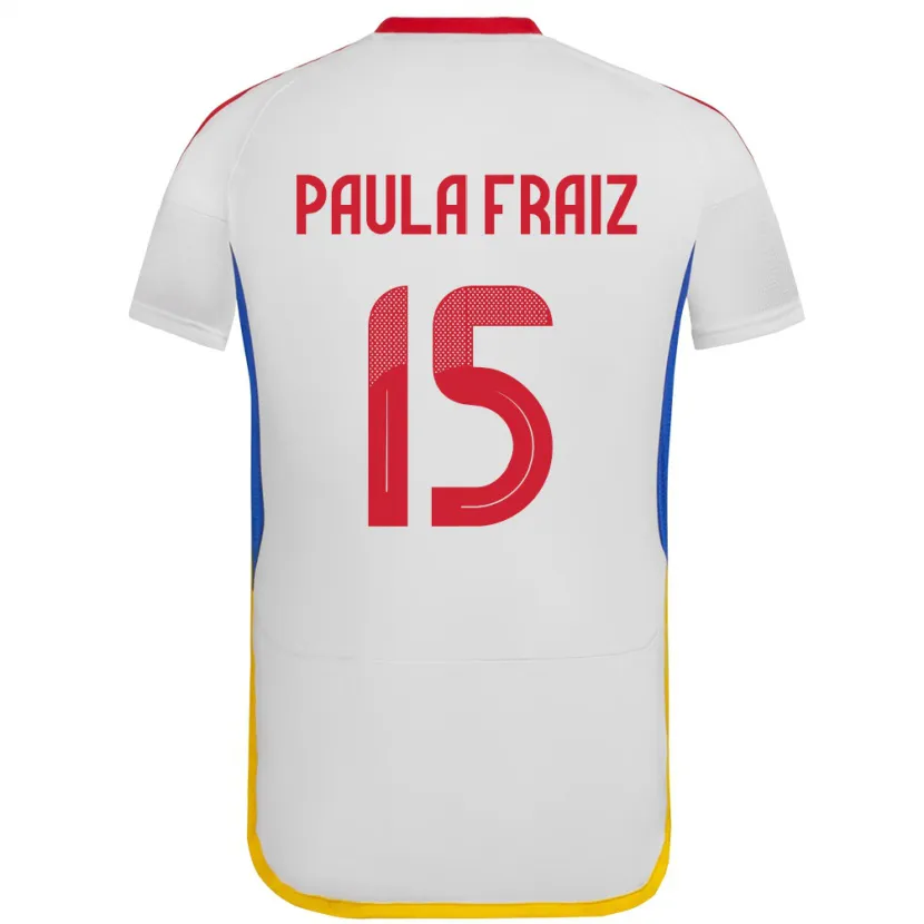 Danxen Kvinnor Venezuela Ana Paula Fraiz #15 Vit Bortatröja Matchtröjor 24-26 Tröjor T-Tröja
