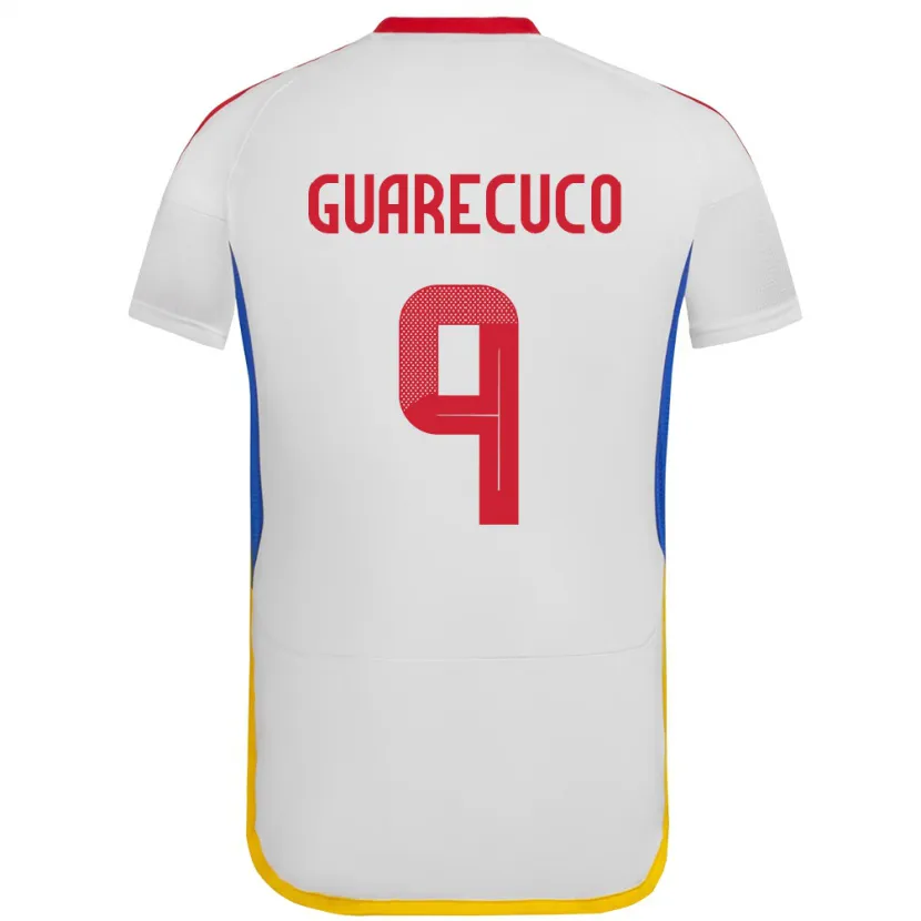 Danxen Kvinnor Venezuela Joemar Guarecuco #9 Vit Bortatröja Matchtröjor 24-26 Tröjor T-Tröja
