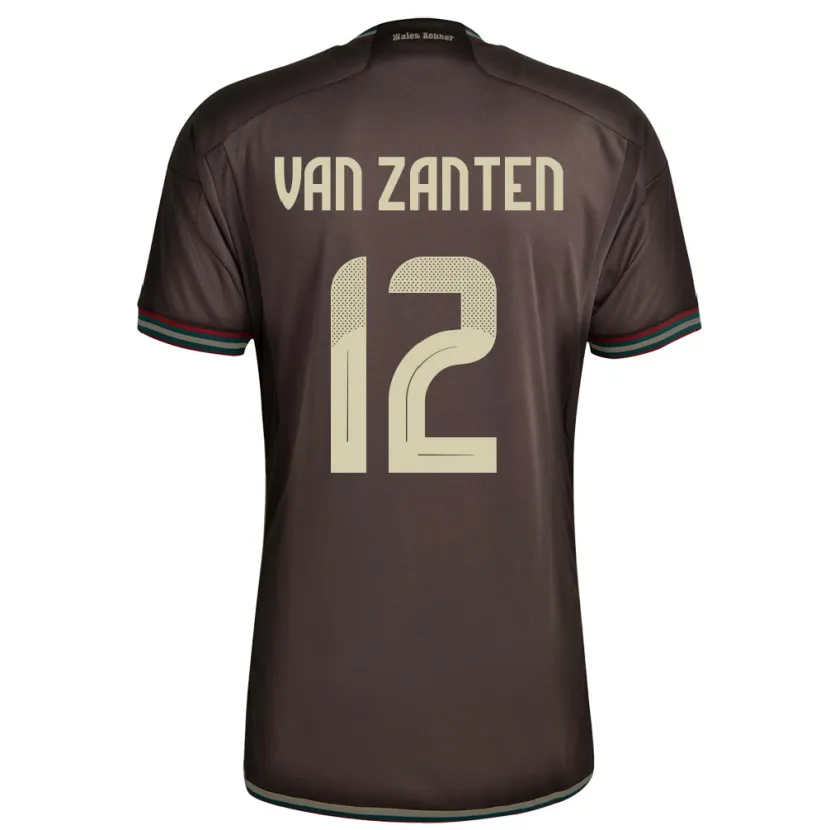 Danxen Kvinnor Jamaica Kiki Van Zanten #12 Nattbrun Bortatröja Matchtröjor 24-26 Tröjor T-Tröja