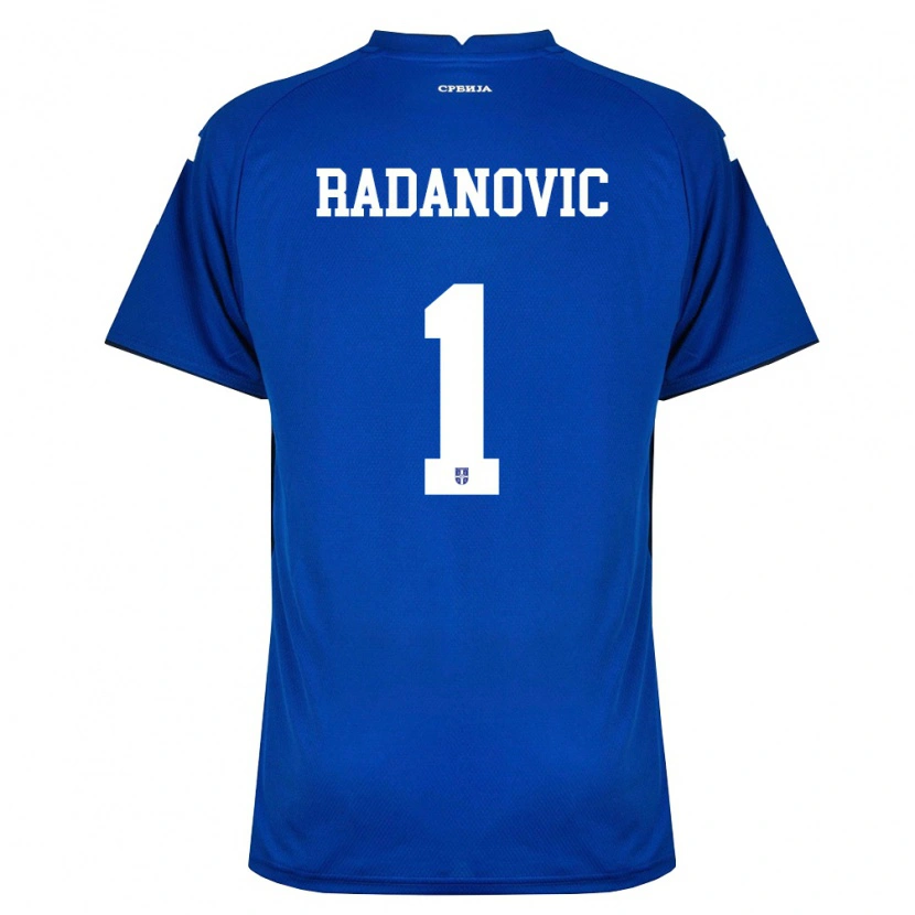 Danxen Barn Serbien Savo Radanovic #1 Marin Röd Hemmatröja Matchtröjor 26-28 Tröjor T-Tröja
