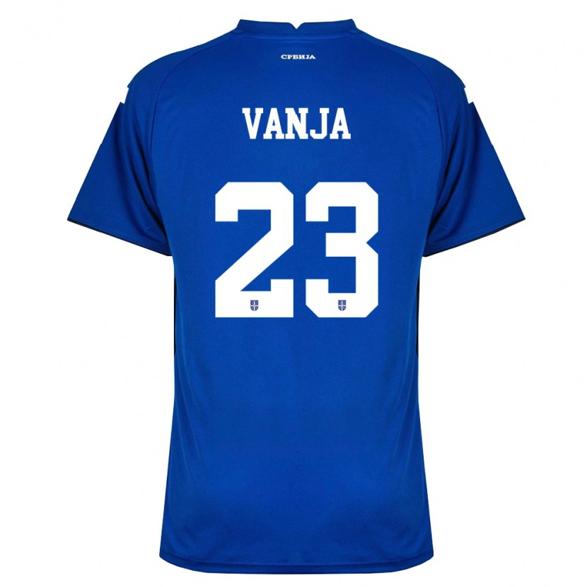 Danxen Barn Serbien Vanja Milinković-Savić #23 Marin Röd Hemmatröja Matchtröjor 26-28 Tröjor T-Tröja