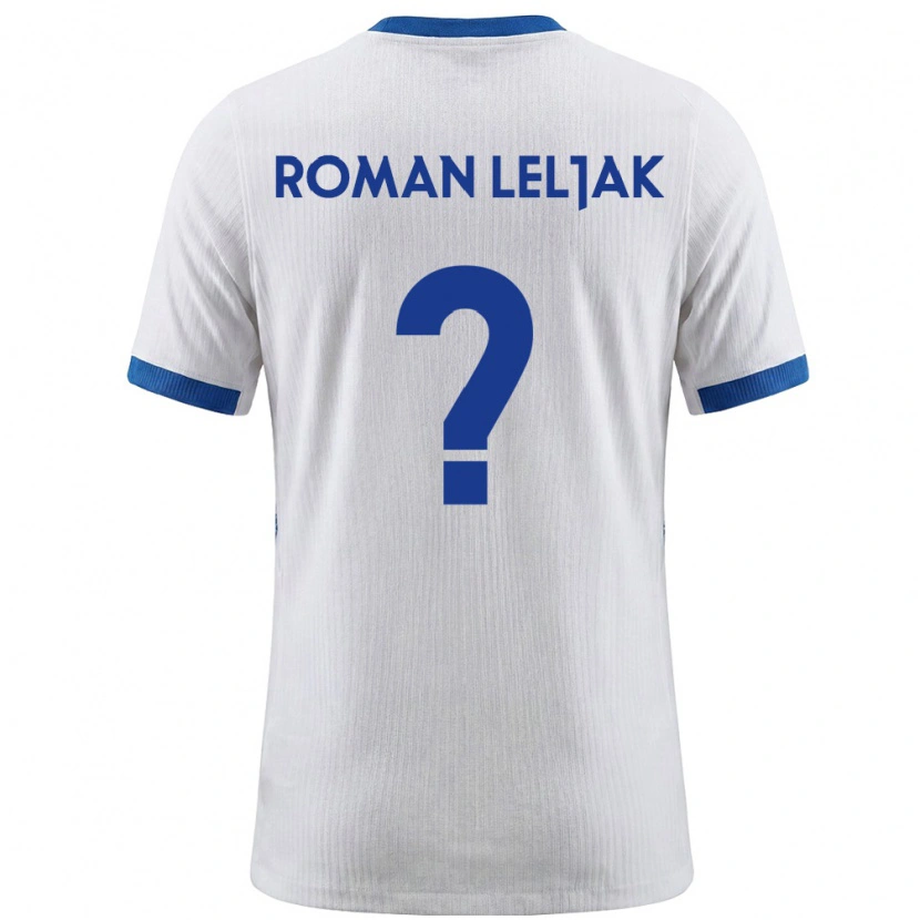 Danxen Barn Slovenien Nejc Roman Leljak #0 Vit Blå Hemmatröja Matchtröjor 26-28 Tröjor T-Tröja