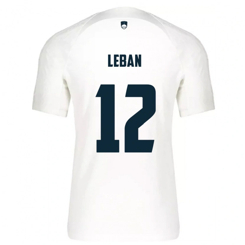 Danxen Barn Slovenien Zan-Luk Leban #12 Vit Blå Hemmatröja Matchtröjor 26-28 Tröjor T-Tröja