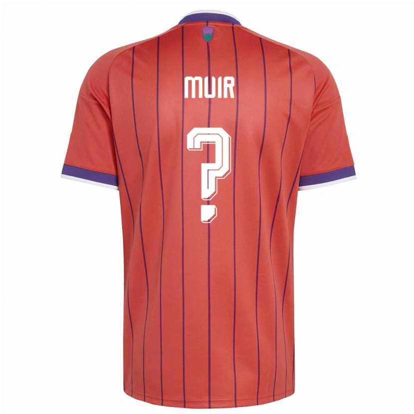 Danxen Barn Skottland Amy Muir #0 Orange Lila Bortatröja Matchtröjor 26-28 Tröjor T-Tröja