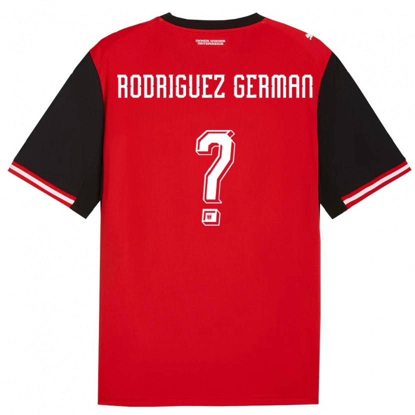 Danxen Män Österrike Ryan Rodriguez German #0 Svart Vit Hemmatröja Matchtröjor 26-28 Tröjor T-Tröja