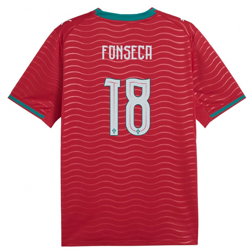 Danxen Män Portugal Simão Fonseca #18 Röd Grön Vit Hemmatröja Matchtröjor 26-28 Tröjor T-Tröja