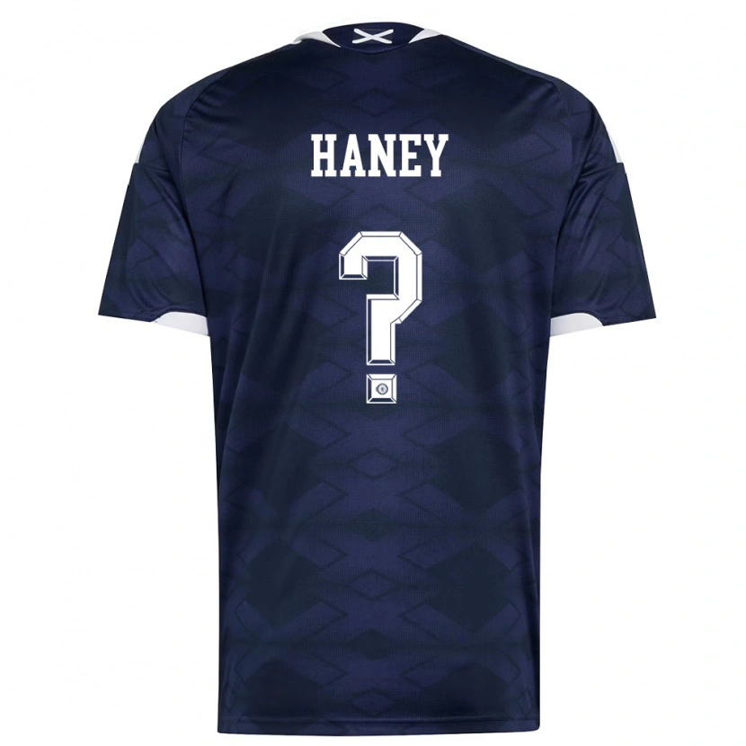 Danxen Män Skottland Joseph Haney #0 Marin Vit Hemmatröja Matchtröjor 26-28 Tröjor T-Tröja
