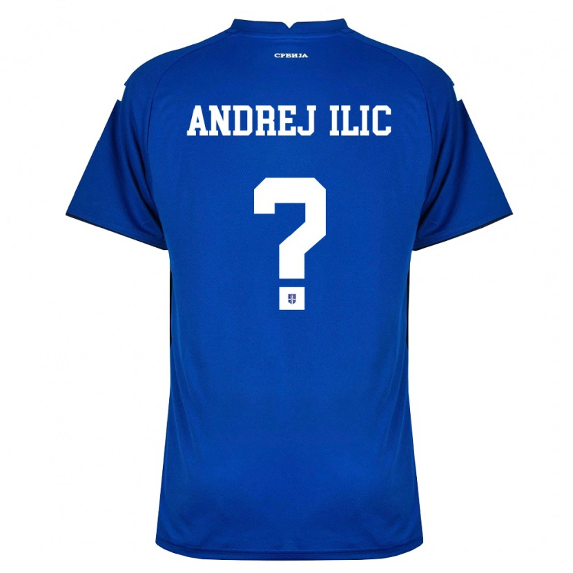 Danxen Män Serbien Andrej Ilic #0 Marin Röd Hemmatröja Matchtröjor 26-28 Tröjor T-Tröja