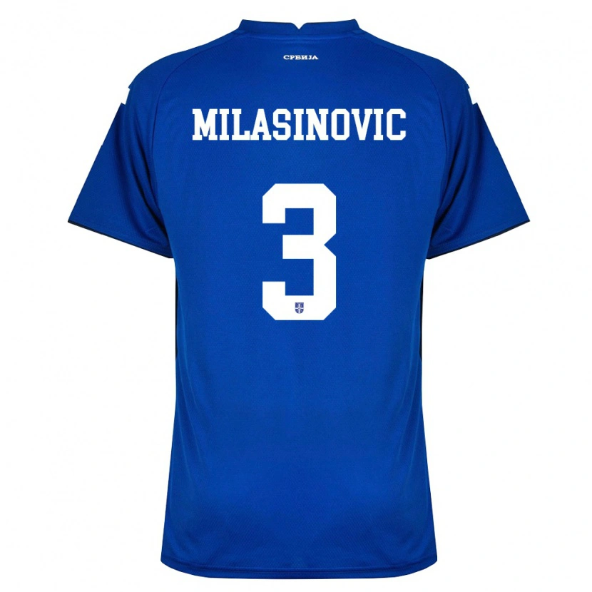 Danxen Män Serbien Andrija Milasinovic #3 Marin Röd Hemmatröja Matchtröjor 26-28 Tröjor T-Tröja