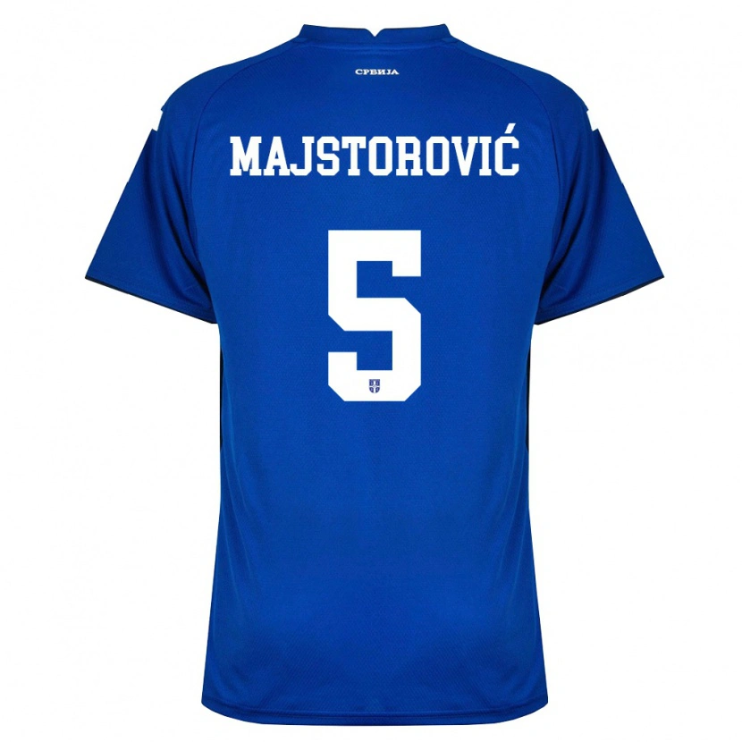 Danxen Män Serbien Milan Majstorovic #5 Marin Röd Hemmatröja Matchtröjor 26-28 Tröjor T-Tröja