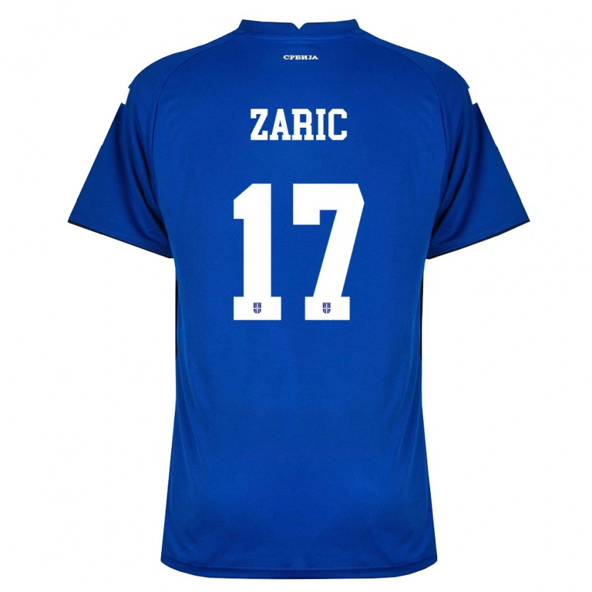 Danxen Män Serbien Luka Zaric #17 Marin Röd Hemmatröja Matchtröjor 26-28 Tröjor T-Tröja