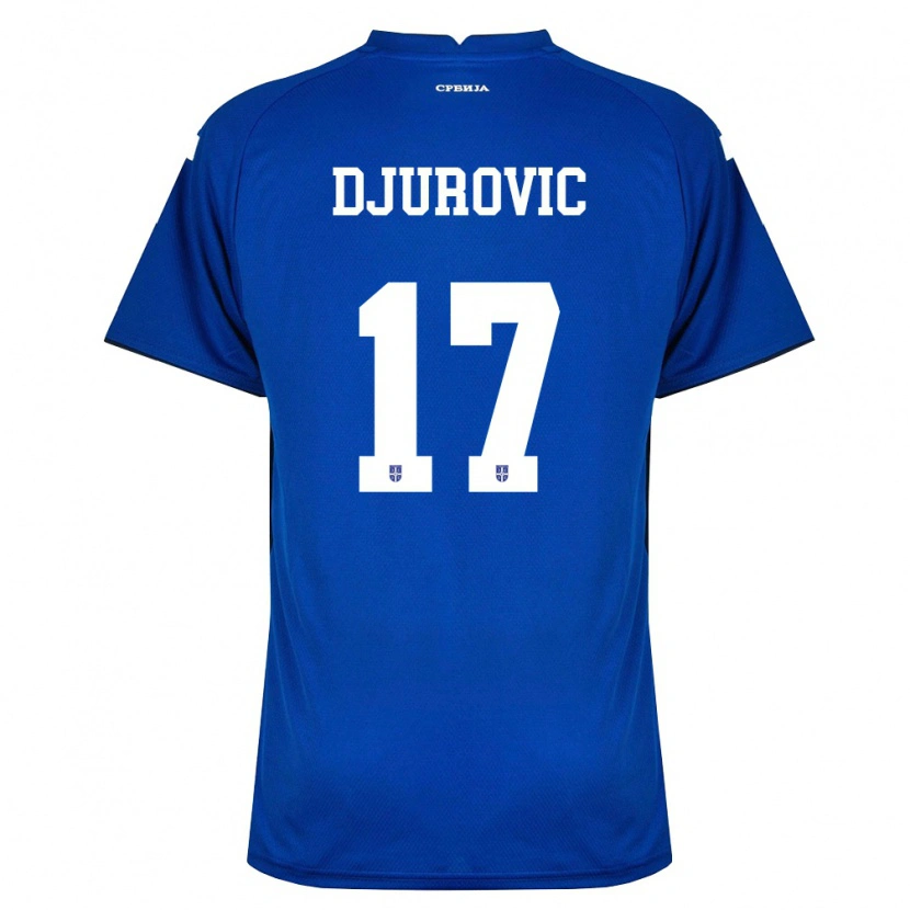Danxen Män Serbien Stefan Djurovic #17 Marin Röd Hemmatröja Matchtröjor 26-28 Tröjor T-Tröja