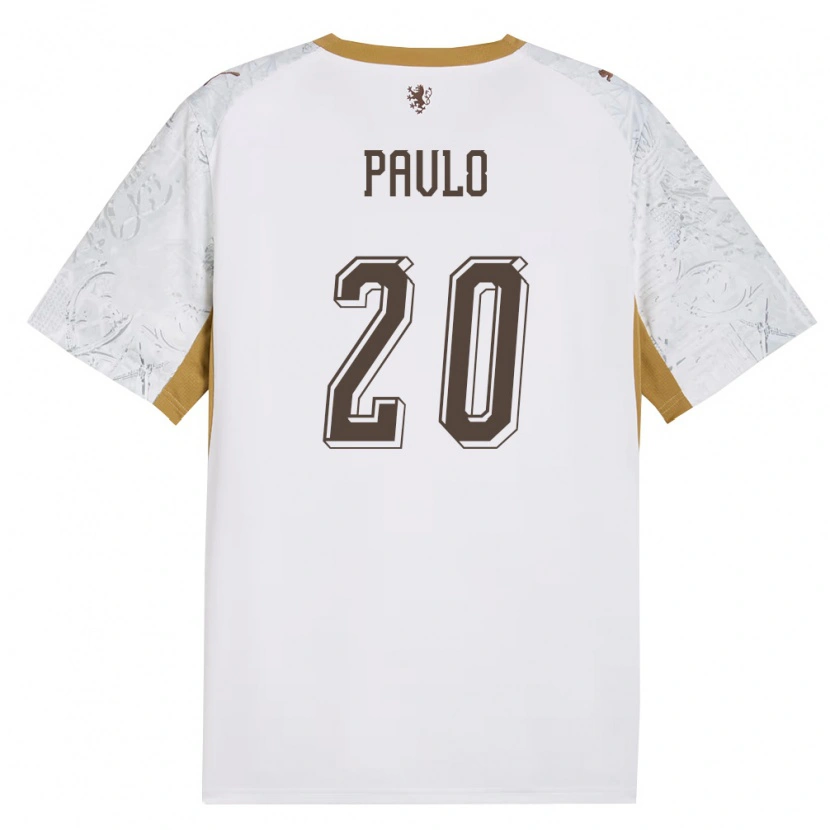 Danxen Män Tjeckien Simon Pavlo #20 Off-White Guld Grå Bortatröja Matchtröjor 26-28 Tröjor T-Tröja