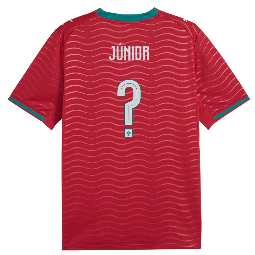 Danxen Kvinnor Portugal Cristiano Júnior #0 Röd Grön Vit Hemmatröja Matchtröjor 26-28 Tröjor T-Tröja