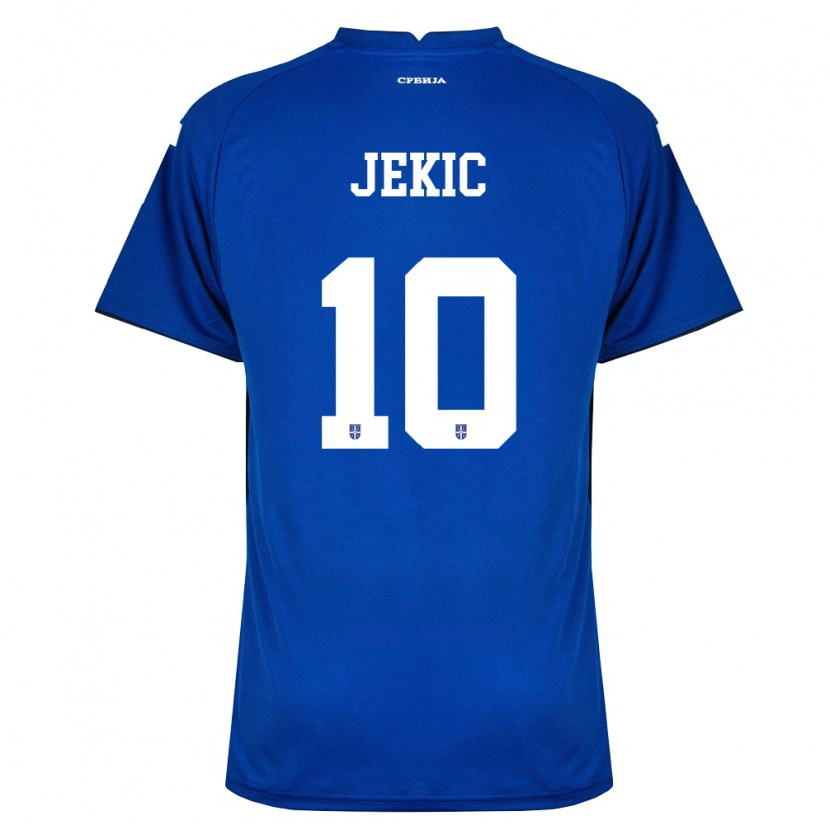 Danxen Kvinnor Serbien Nikola Jekic #10 Marin Röd Hemmatröja Matchtröjor 26-28 Tröjor T-Tröja