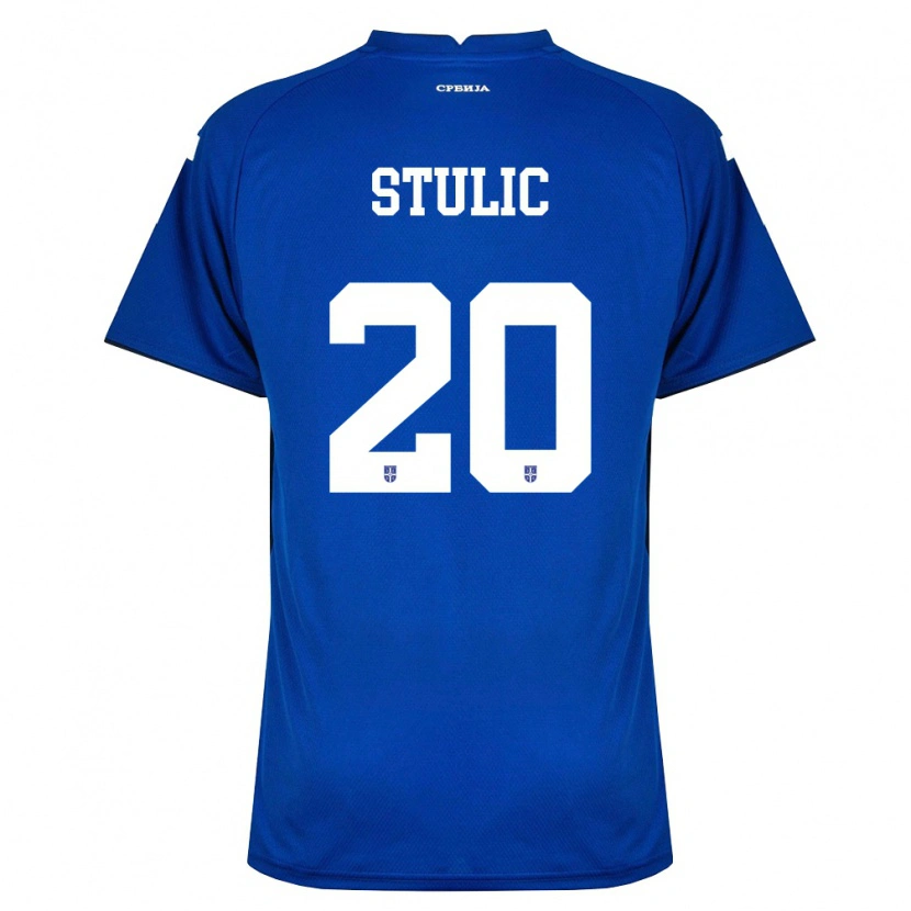 Danxen Kvinnor Serbien Pavle Stulic #20 Marin Röd Hemmatröja Matchtröjor 26-28 Tröjor T-Tröja