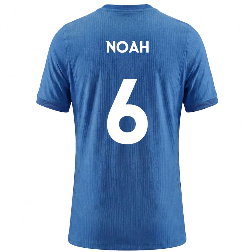 Danxen Kvinnor Slovenien Noah Weißbach #6 Blå Vit Bortatröja Matchtröjor 26-28 Tröjor T-Tröja