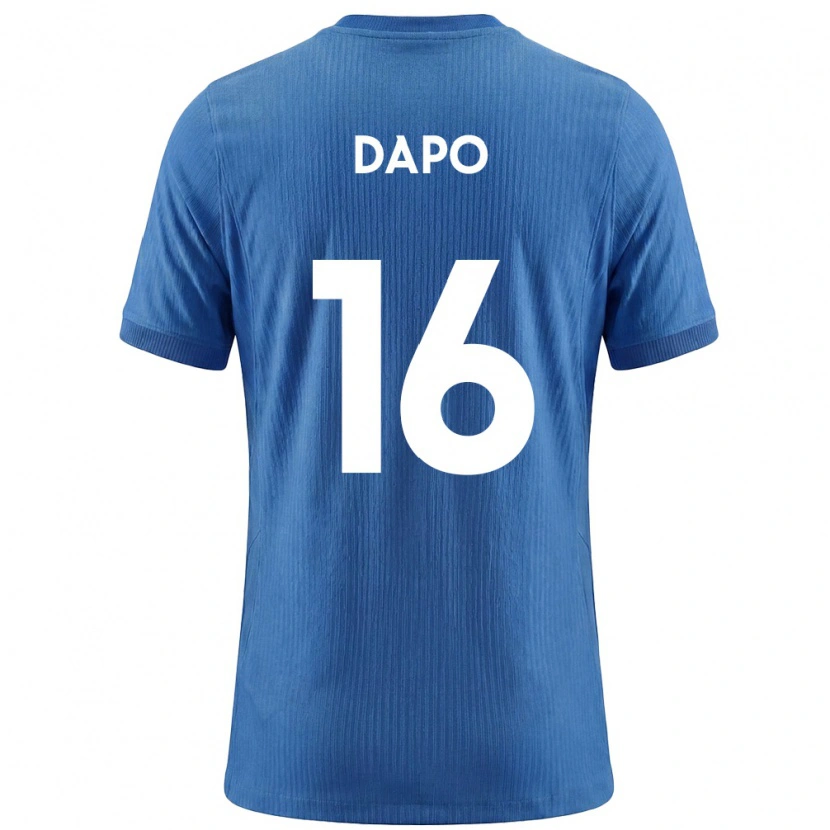 Danxen Kvinnor Slovenien Jan Dapo #16 Blå Vit Bortatröja Matchtröjor 26-28 Tröjor T-Tröja