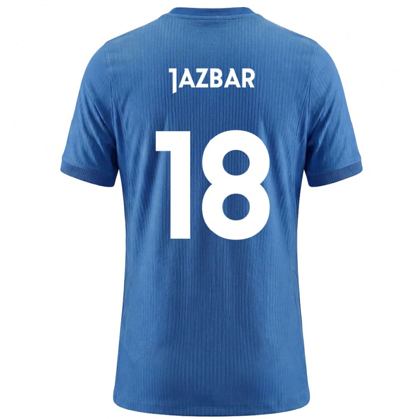 Danxen Kvinnor Slovenien Chris Jazbar #18 Blå Vit Bortatröja Matchtröjor 26-28 Tröjor T-Tröja