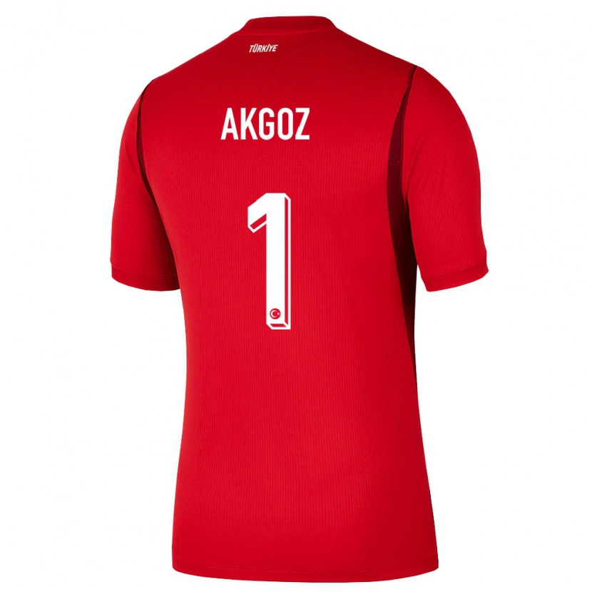 Danxen Barn Kalkon Selda Akgöz #1 Röd Burgund Hemmatröja Matchtröjor 26-28 Tröjor T-Tröja