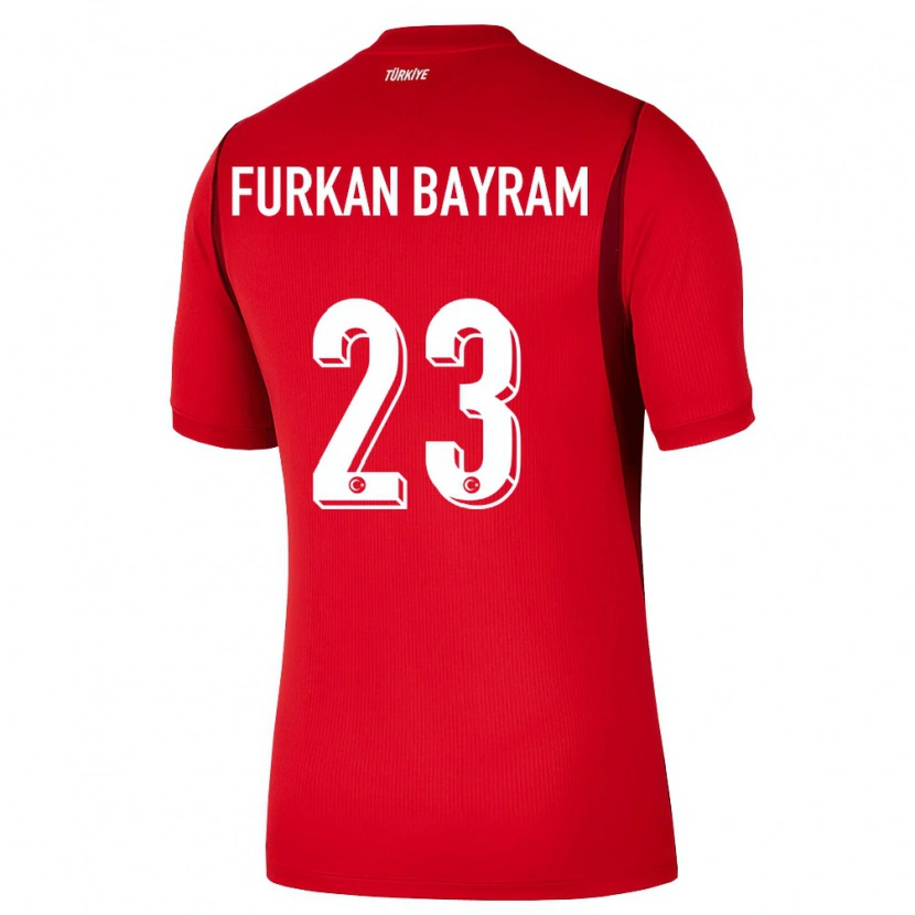 Danxen Barn Kalkon Mert Furkan Bayram #23 Röd Burgund Hemmatröja Matchtröjor 26-28 Tröjor T-Tröja