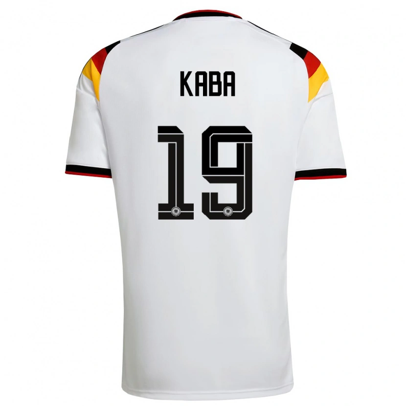 Danxen Barn Tyskland Wissou Kaba #19 Vit Svart Röd Hemmatröja Matchtröjor 26-28 Tröjor T-Tröja