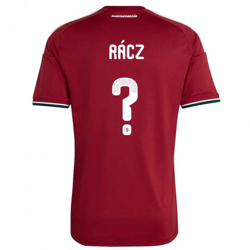 Danxen Barn Ungern István Rácz #0 Röd Vit Grön Hemmatröja Matchtröjor 26-28 Tröjor T-Tröja