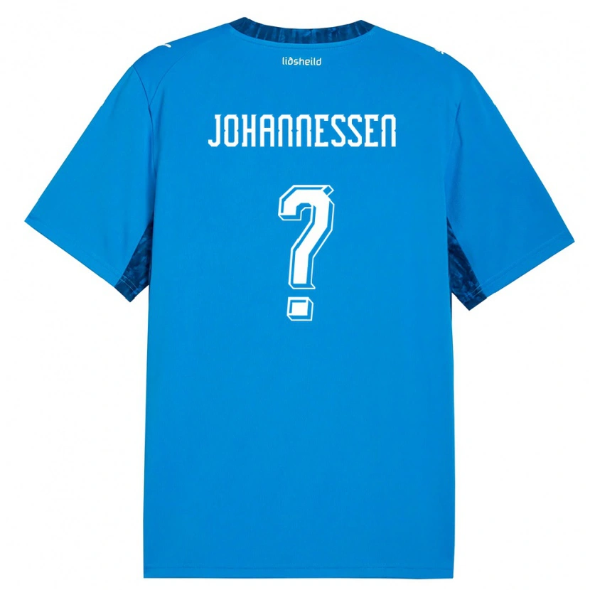 Danxen Barn Island Tómas Johannessen #0 Blå Marin Hemmatröja Matchtröjor 26-28 Tröjor T-Tröja