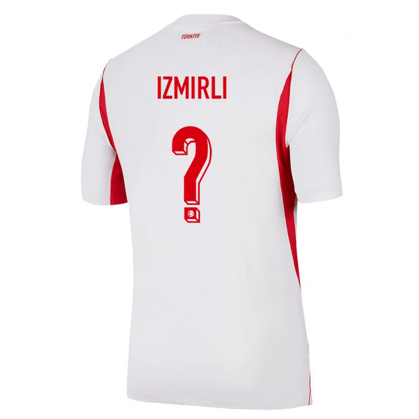 Danxen Barn Kalkon Ege İzmirli #0 Vit Röd Burgund Bortatröja Matchtröjor 26-28 Tröjor T-Tröja