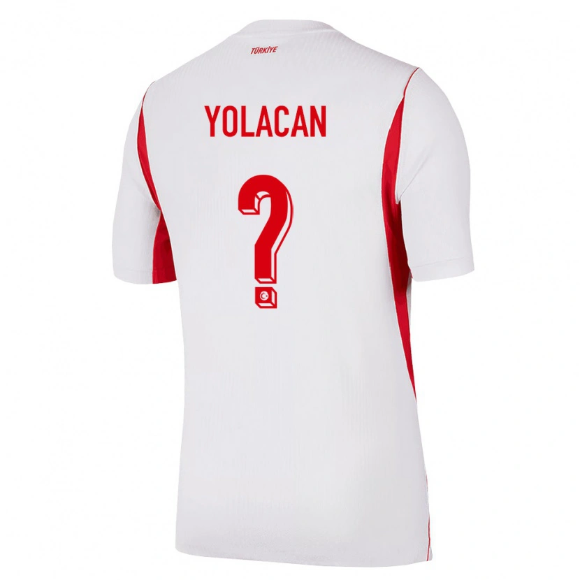 Danxen Barn Kalkon Baran Yolaçan #0 Vit Röd Burgund Bortatröja Matchtröjor 26-28 Tröjor T-Tröja