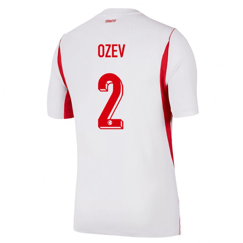 Danxen Barn Kalkon Ümran Özev #2 Vit Röd Burgund Bortatröja Matchtröjor 26-28 Tröjor T-Tröja