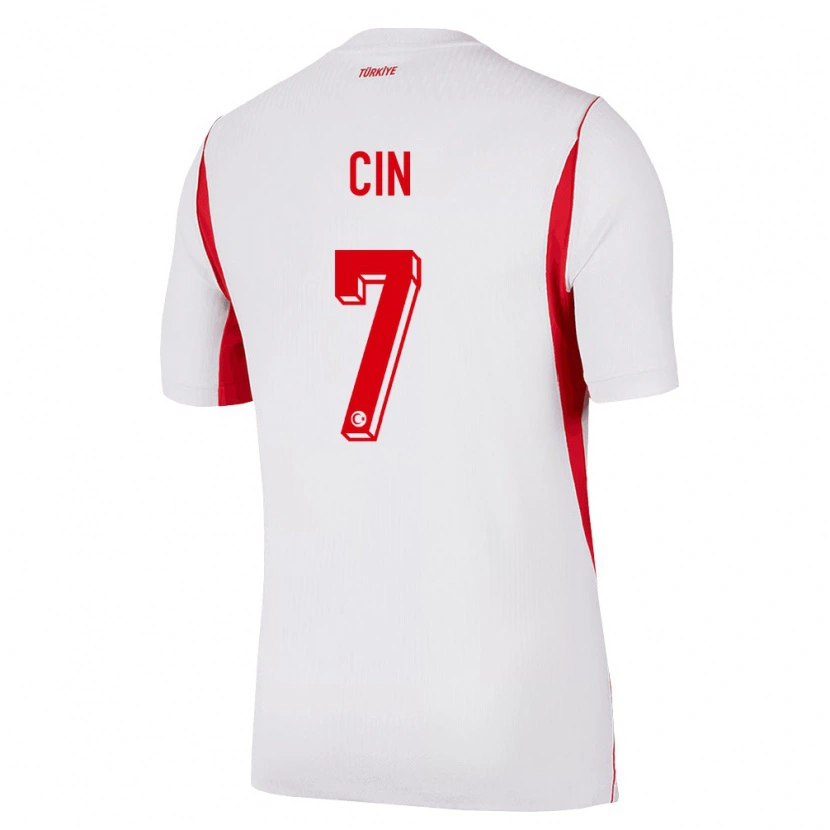 Danxen Barn Kalkon Miray Cin #7 Vit Röd Burgund Bortatröja Matchtröjor 26-28 Tröjor T-Tröja