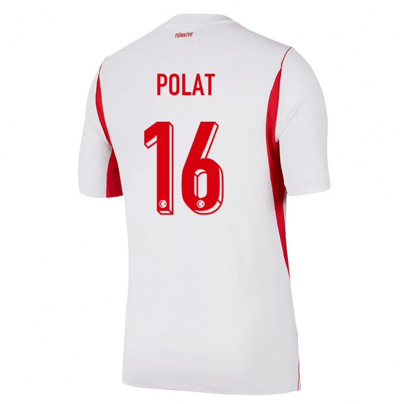 Danxen Barn Kalkon Rojin Polat #16 Vit Röd Burgund Bortatröja Matchtröjor 26-28 Tröjor T-Tröja