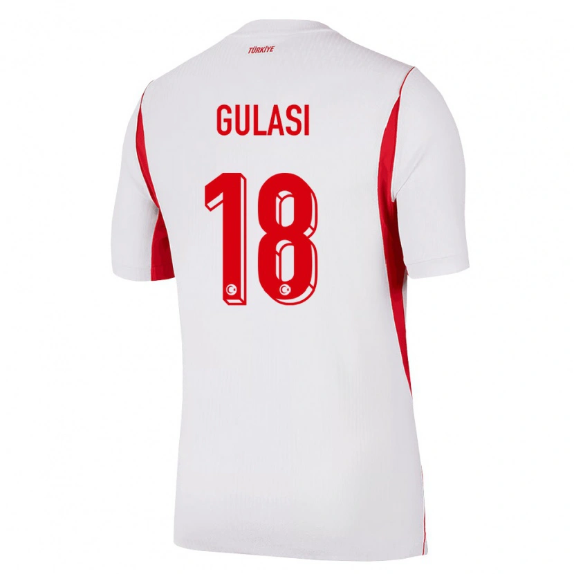 Danxen Barn Kalkon Ayman Gulasi #18 Vit Röd Burgund Bortatröja Matchtröjor 26-28 Tröjor T-Tröja
