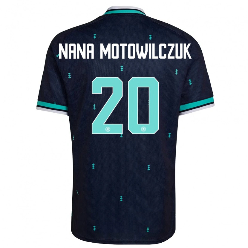 Danxen Barn Tyskland Kevin Nana Motowilczuk #20 Marin Himmelblå Vit Bortatröja Matchtröjor 26-28 Tröjor T-Tröja