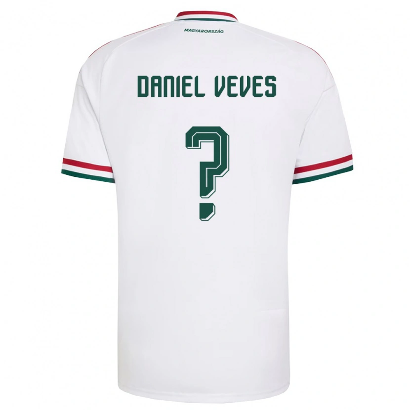 Danxen Barn Ungern Panagiotis Daniel Veves #0 Vit Röd Grön Bortatröja Matchtröjor 26-28 Tröjor T-Tröja