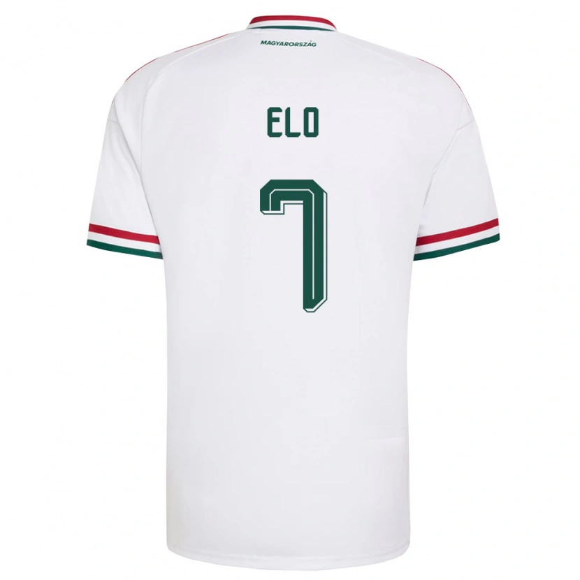 Danxen Barn Ungern Csongor Élő #7 Vit Röd Grön Bortatröja Matchtröjor 26-28 Tröjor T-Tröja