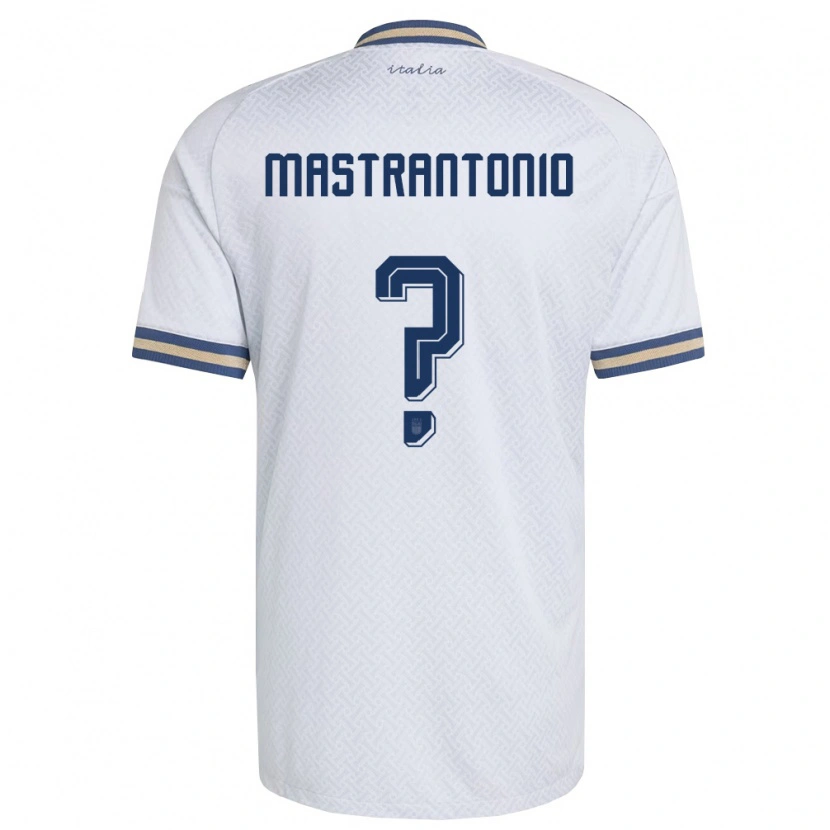 Danxen Barn Italien Davide Mastrantonio #0 Off-White Marin Guld Bortatröja Matchtröjor 26-28 Tröjor T-Tröja