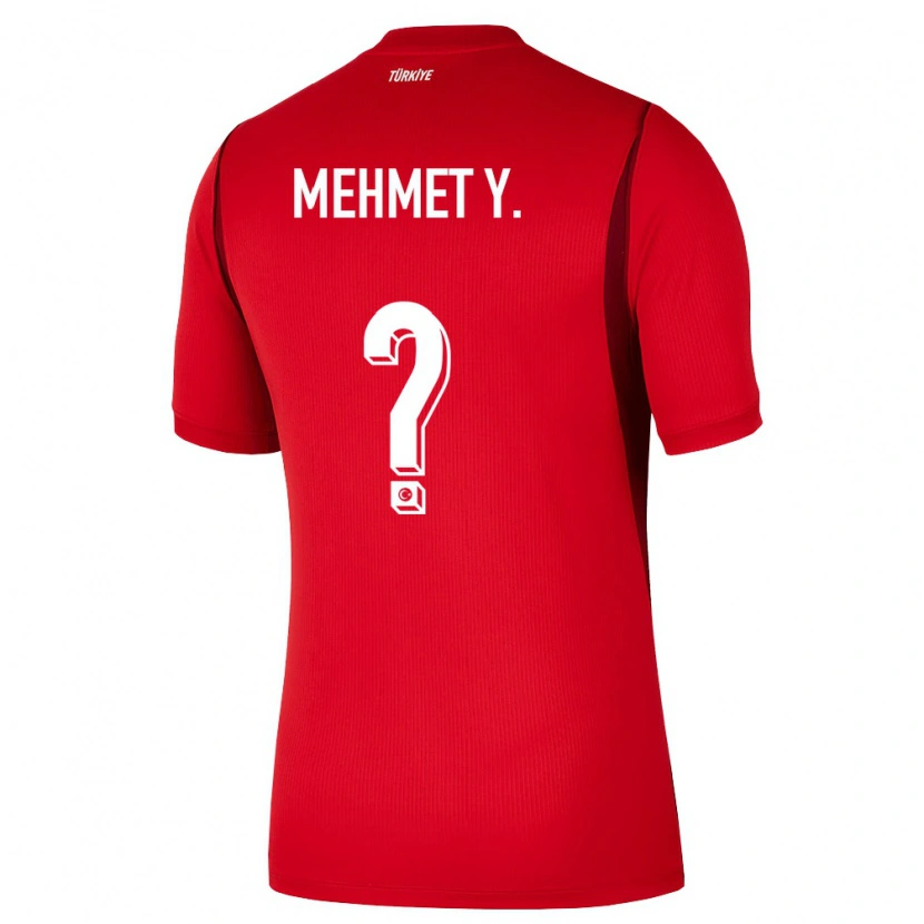 Danxen Män Kalkon Mehmet Yildirim #0 Röd Burgund Hemmatröja Matchtröjor 26-28 Tröjor T-Tröja