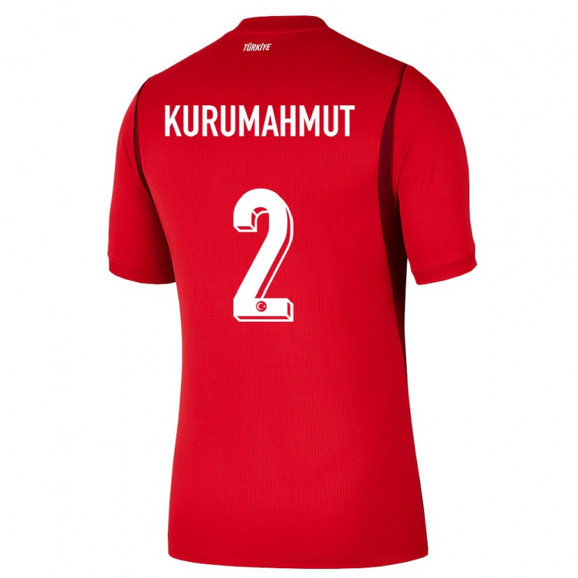 Danxen Män Kalkon Osman Kurumahmut #2 Röd Burgund Hemmatröja Matchtröjor 26-28 Tröjor T-Tröja