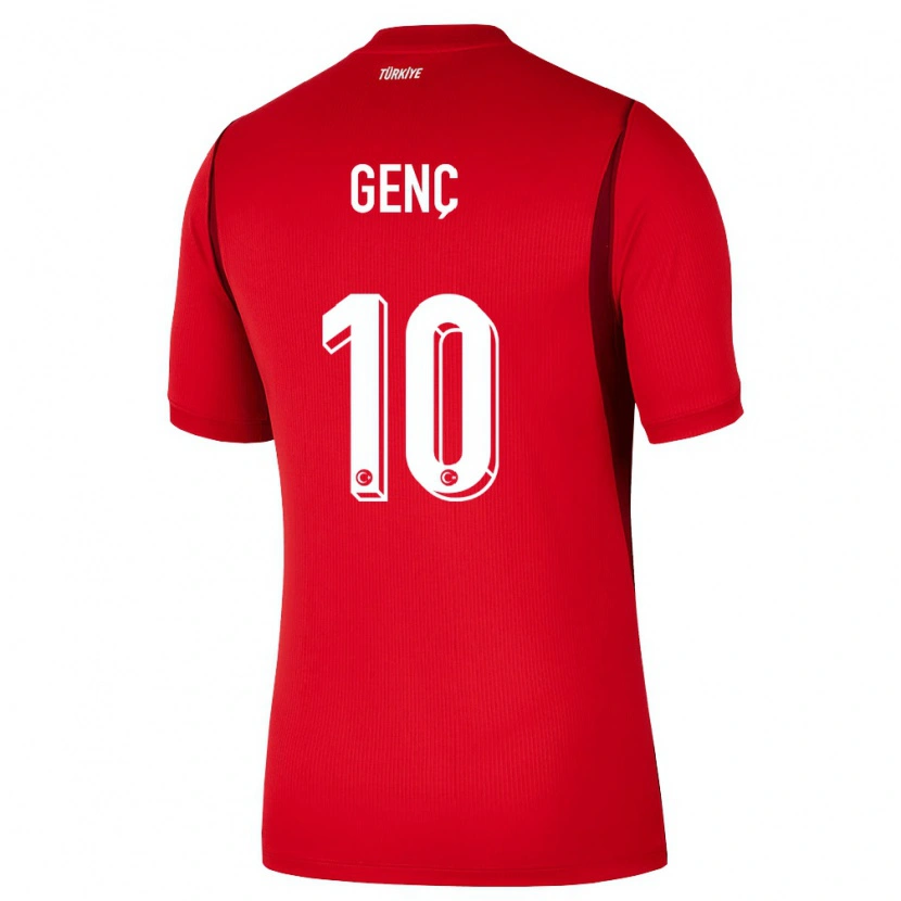 Danxen Män Kalkon Yakup Genç #10 Röd Burgund Hemmatröja Matchtröjor 26-28 Tröjor T-Tröja