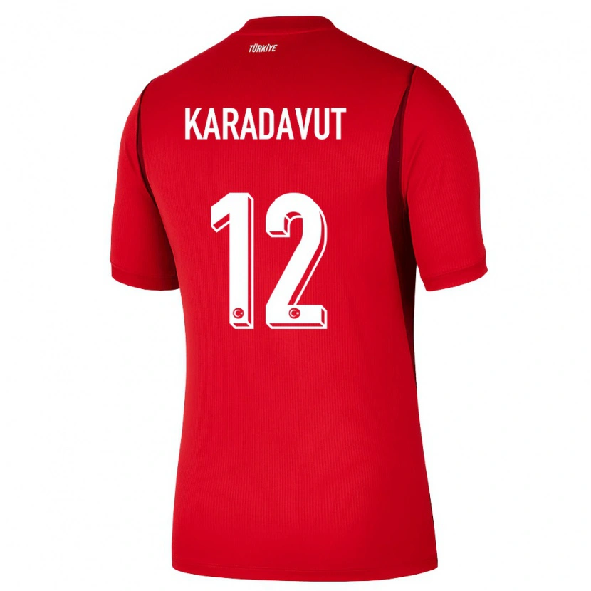 Danxen Män Kalkon Ayaz Karadavut #12 Röd Burgund Hemmatröja Matchtröjor 26-28 Tröjor T-Tröja
