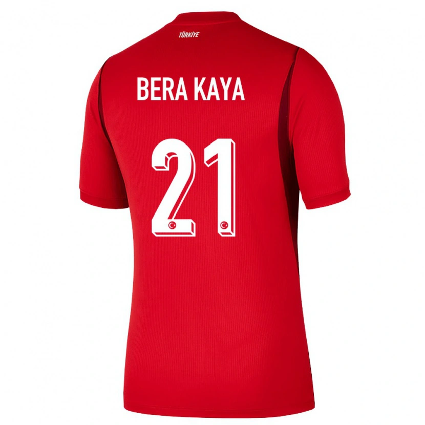 Danxen Män Kalkon Furkan Bera Kaya #21 Röd Burgund Hemmatröja Matchtröjor 26-28 Tröjor T-Tröja