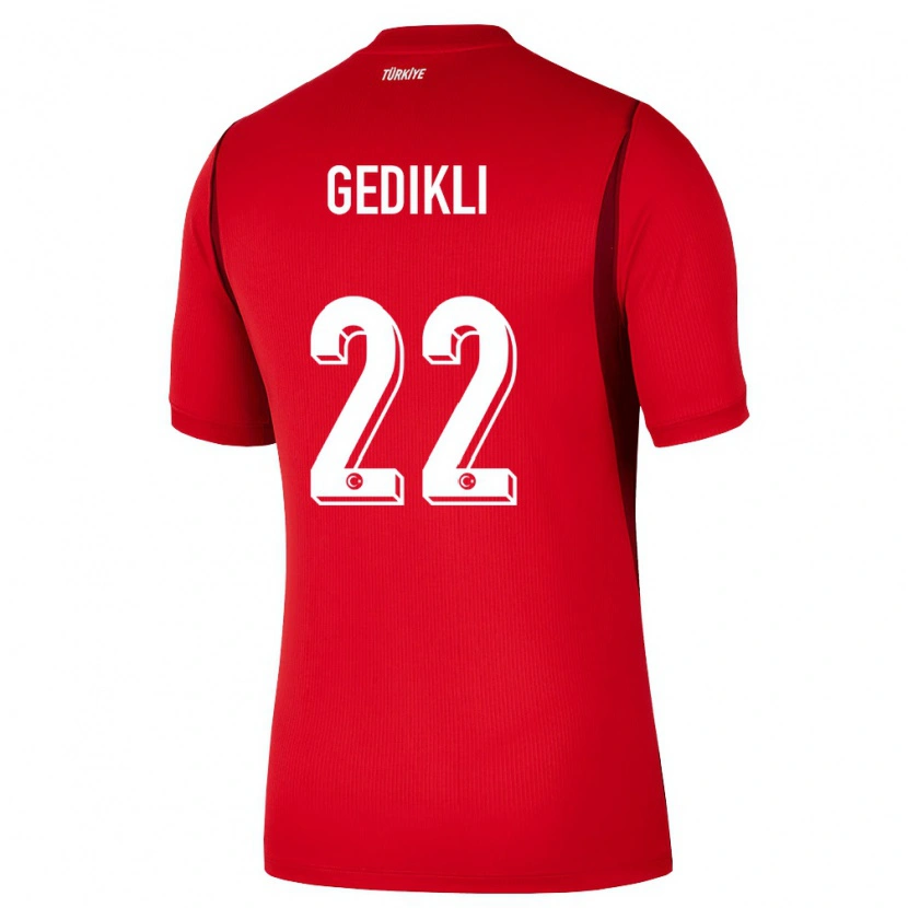 Danxen Män Kalkon Berkant Gedikli #22 Röd Burgund Hemmatröja Matchtröjor 26-28 Tröjor T-Tröja
