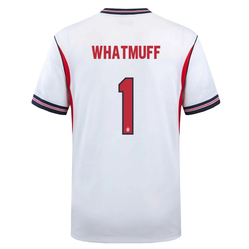 Danxen Män England Oliver Whatmuff #1 Vit Marin Röd Hemmatröja Matchtröjor 26-28 Tröjor T-Tröja